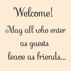Welcome!